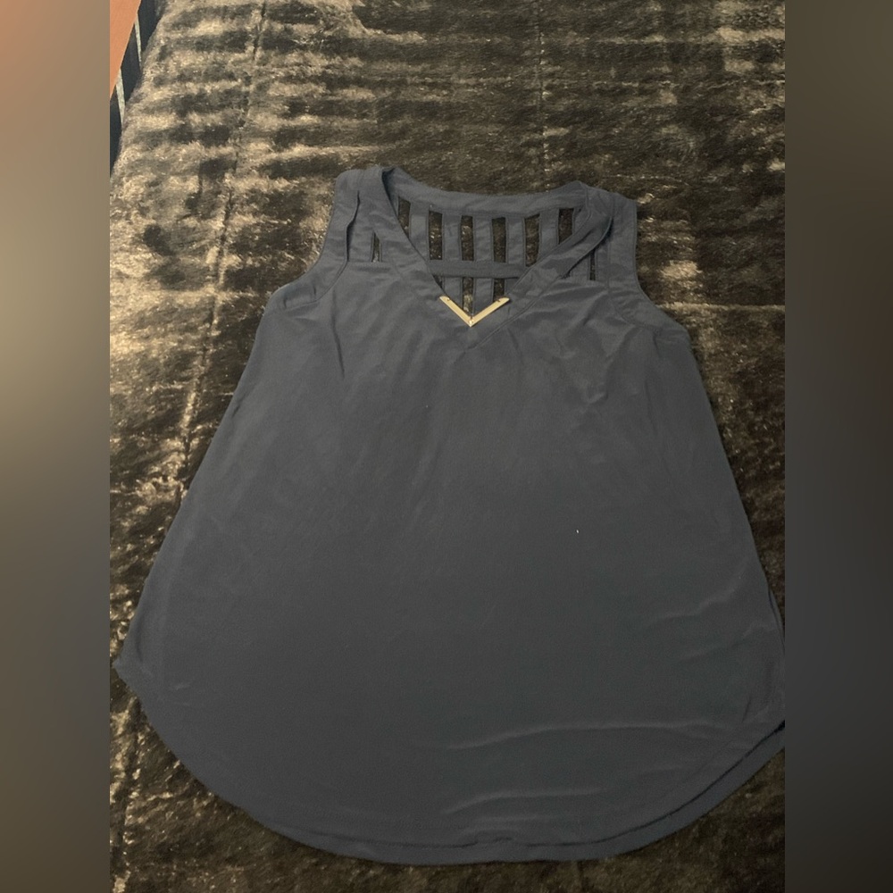 Women's Sleeveless Black Top